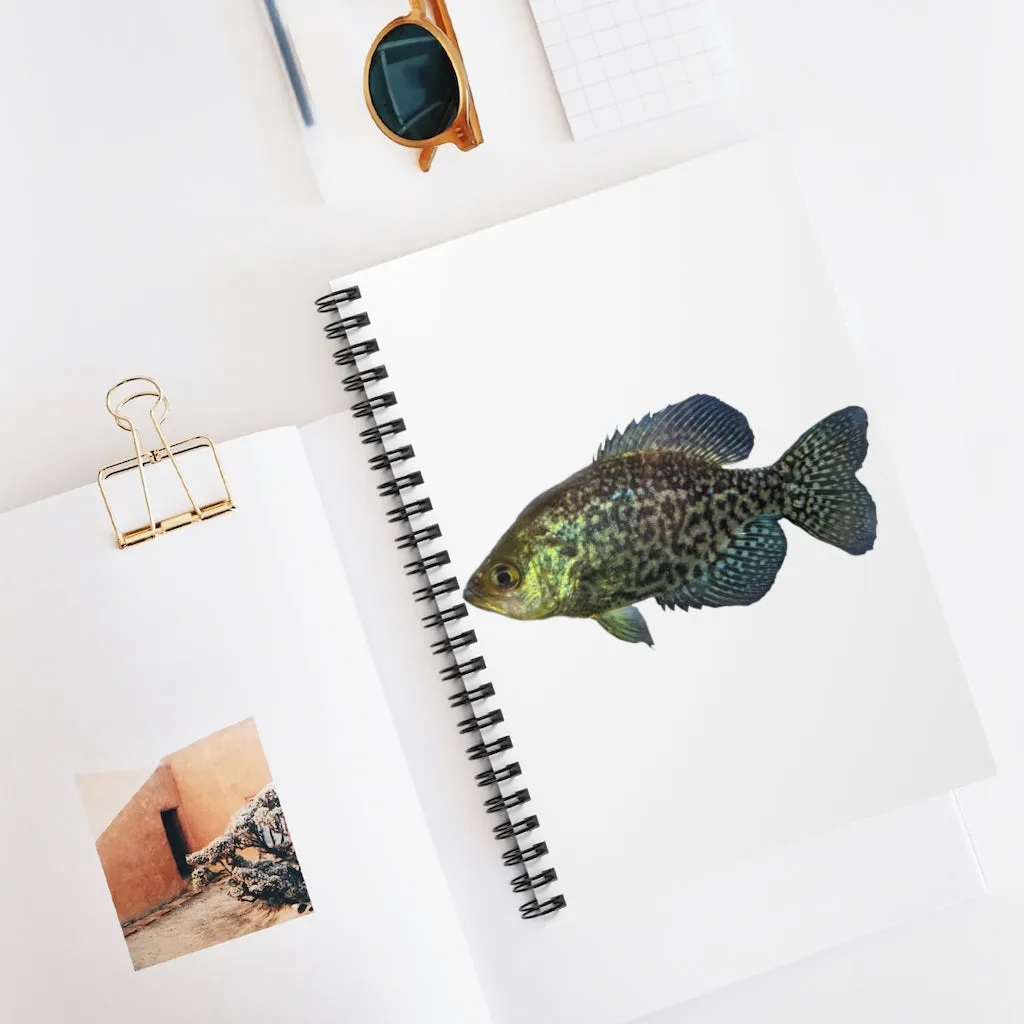 Golden Fish Spiral Notebook - Ruled Line