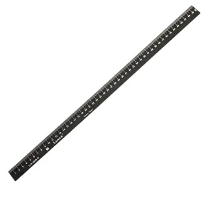 LANCE 150CM RIGHT/LEFT TOP EDGE BLACK METRIC RULE