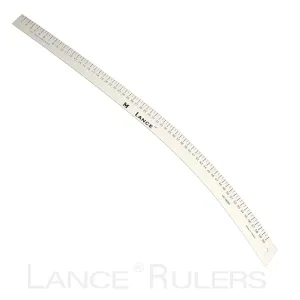 LANCE 60CM ALUMINUM HIP CURVE RULER