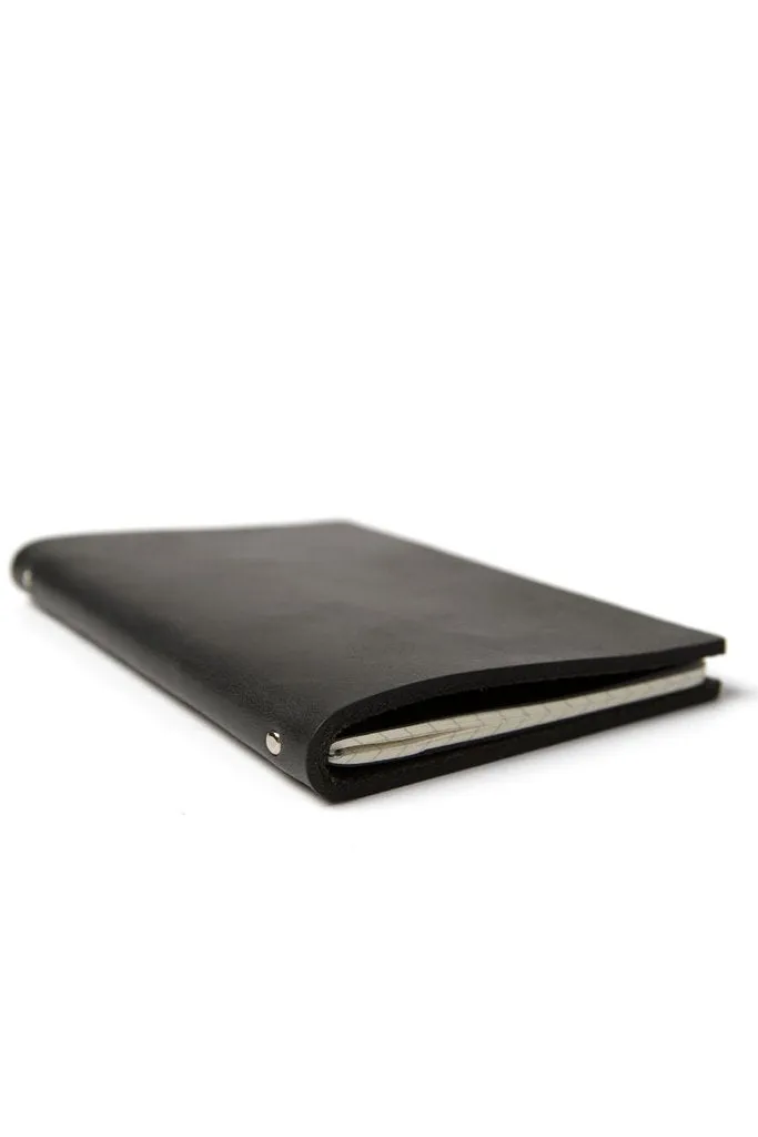 Leather Notebook Black