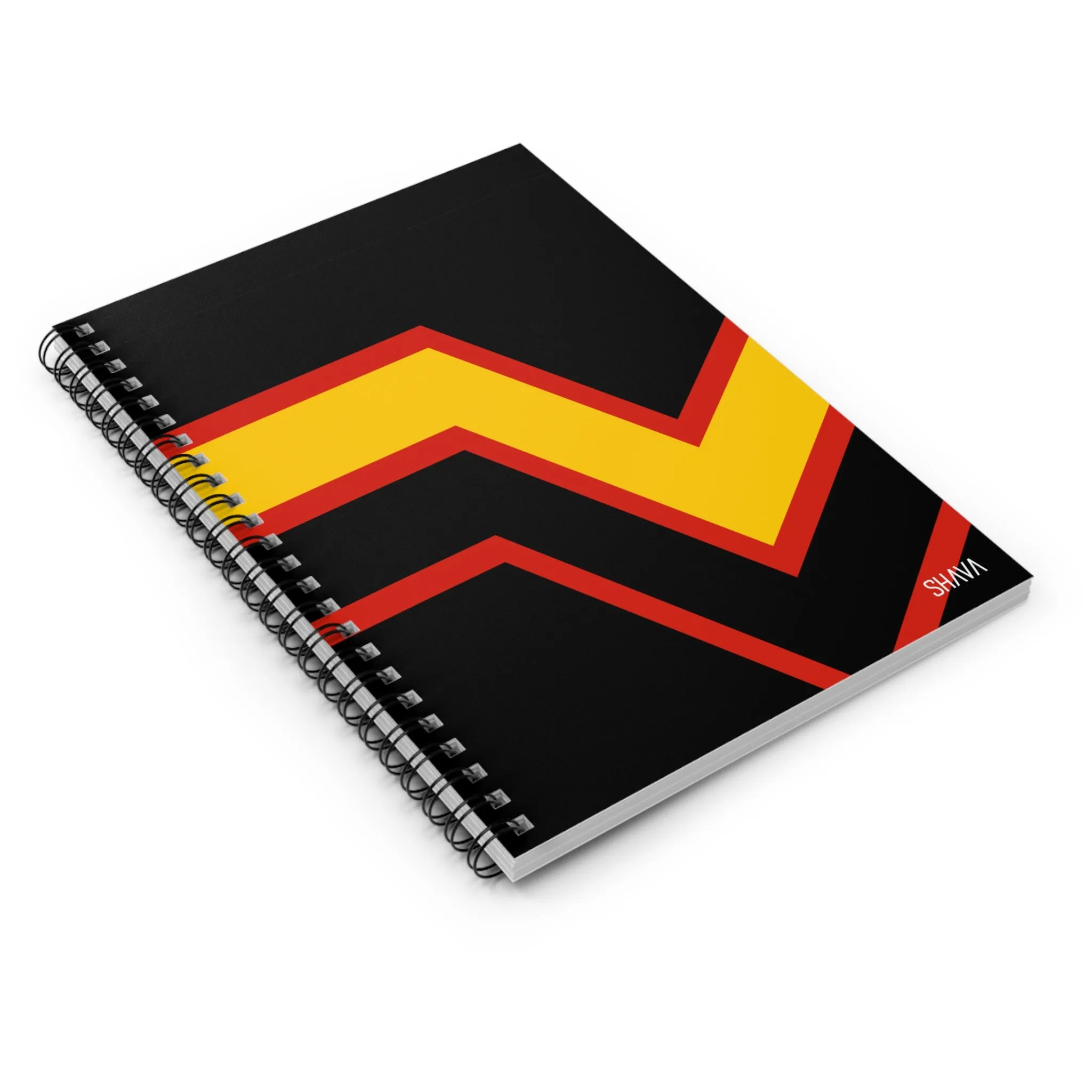 LGBTQ Spiral Notebook - Ruled Line - Rubber Flag