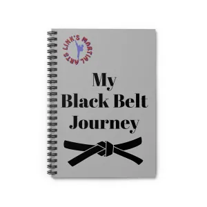 Link's Martial Arts Black Belt Journey Spiral Notebook - Ruled Line