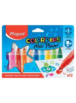 Maped Color Peps Felt Tip Mini Jumbo 12 color