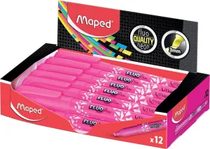 Maped Fluo Peps Highlighter Pink 12 Pcs