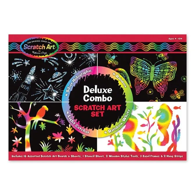 Melissa and Doug Deluxe Combo Scratch Art Set