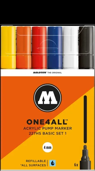 Molotow 227Hs Basic-Set 1 - 4Mm