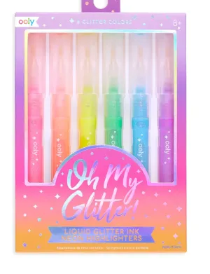 Oh My Glitter! Neon Highlighters - Set of 6