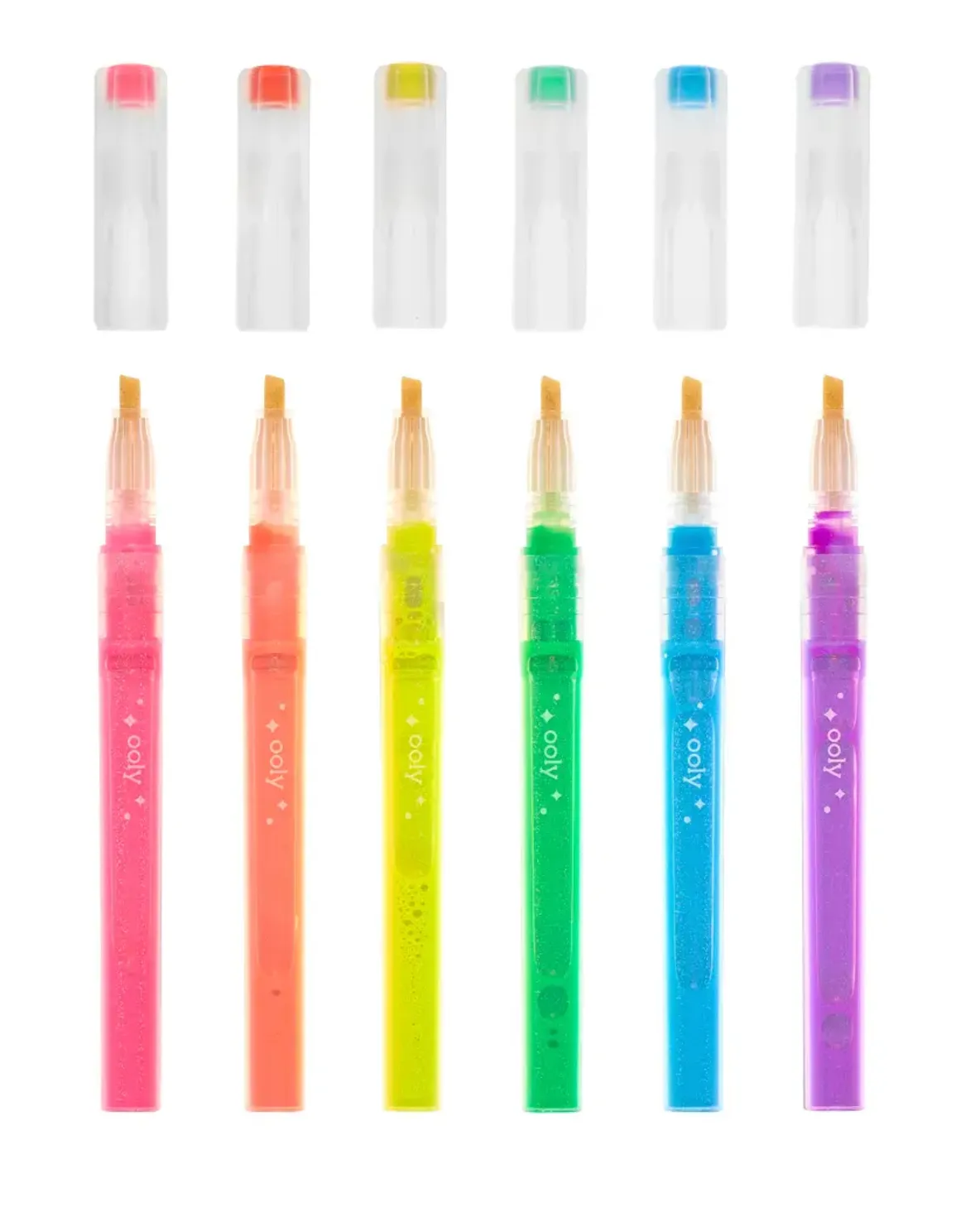 Oh My Glitter! Neon Highlighters - Set of 6