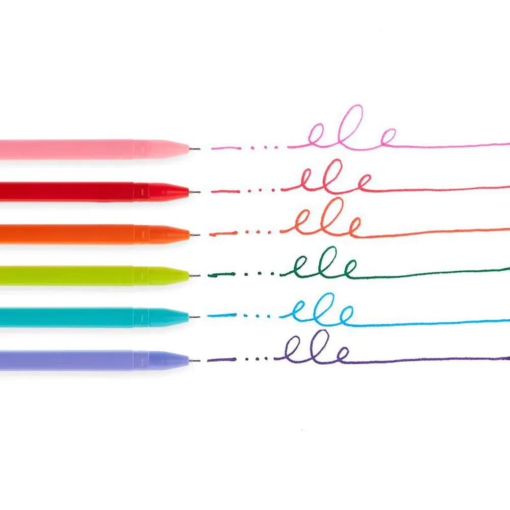 Ooly fine line coloured gel pens set of 6