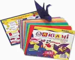 Origami Paper' 30 Lbs.' 9 X 9' Assorted Bright Colors' 40 Sheets/Pack