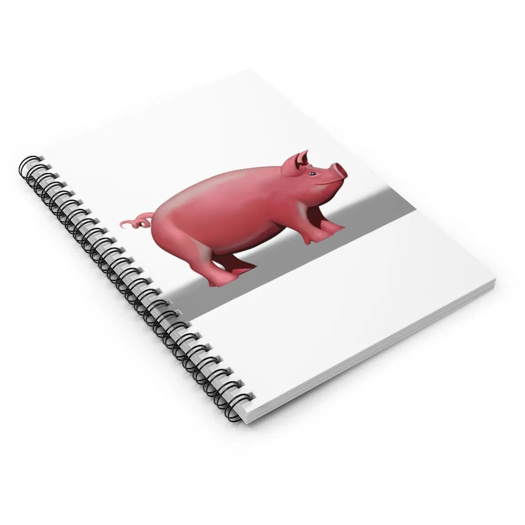 Pig Spiral Notebook - Ruled Line