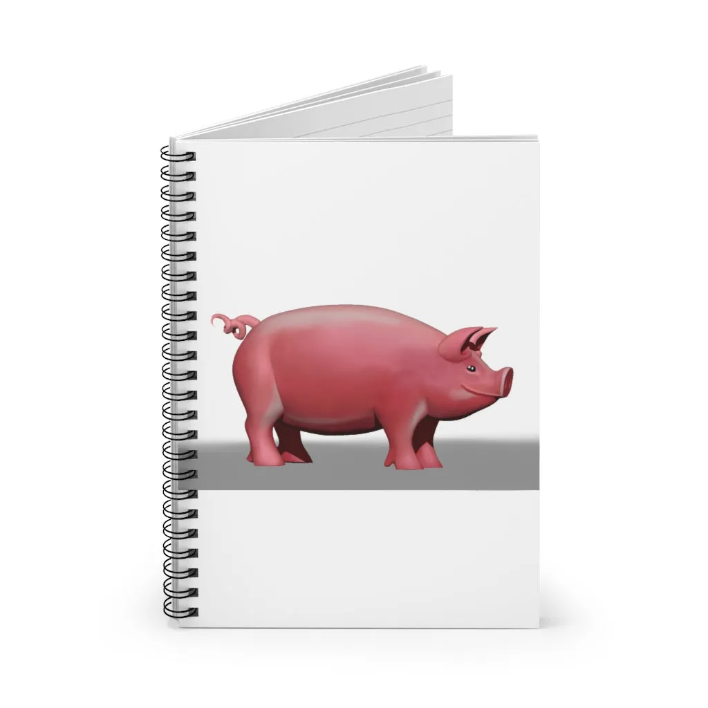 Pig Spiral Notebook - Ruled Line