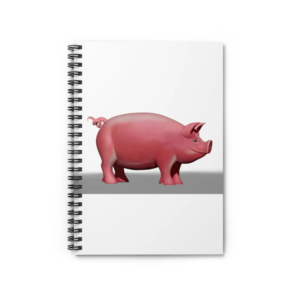 Pig Spiral Notebook - Ruled Line