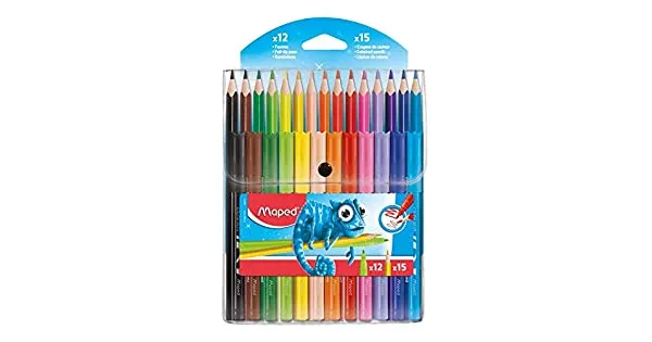 Pulse Combo Pack 15ColPencils 12 FeltTip