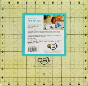 Quilters Select Rulers - 10" x 10"