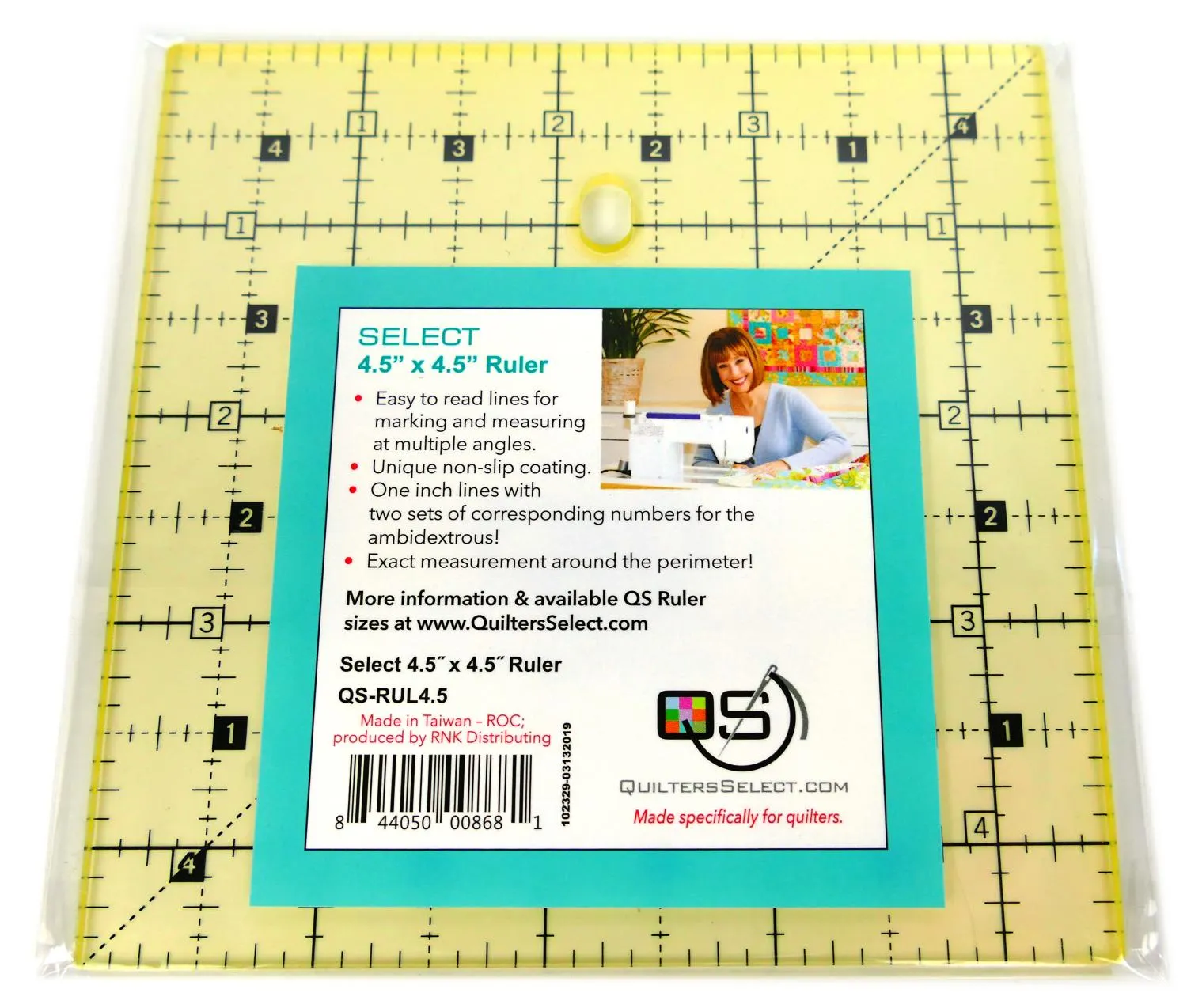 Quilters Select Rulers - 4.5" x 4.5"