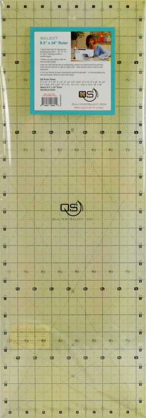 Quilters Select Rulers - 8.5" x 24"