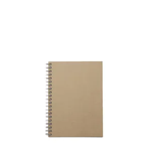 Recycled Wirebound Notebook - B6 Plain