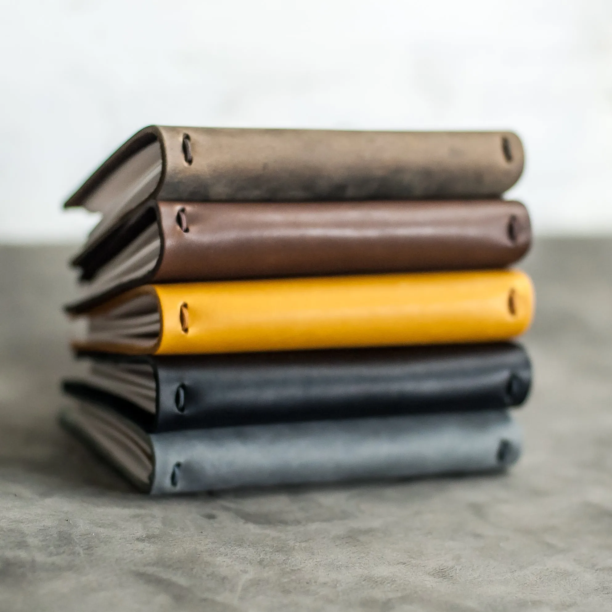 Refillable Personalized Leather Pocket Journal