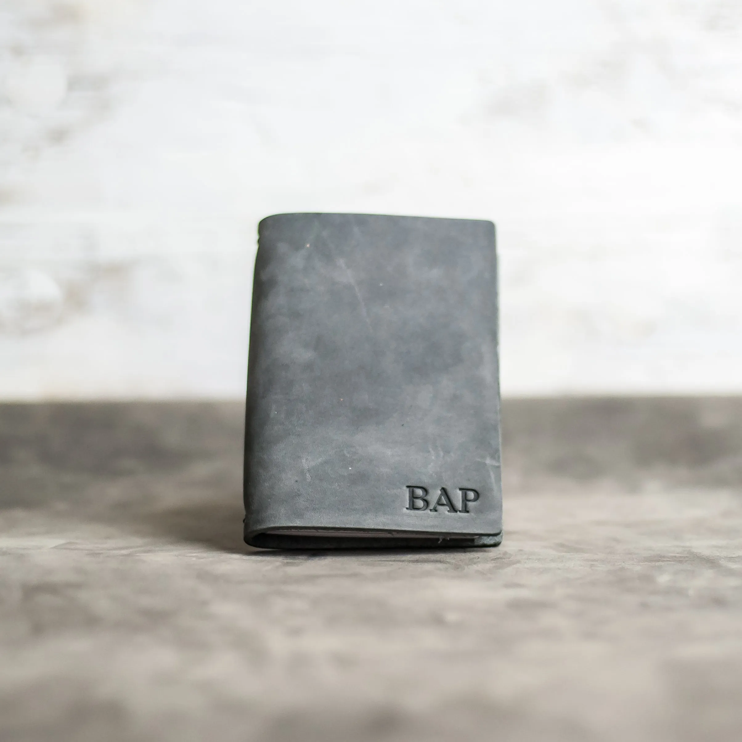 Refillable Personalized Leather Pocket Journal