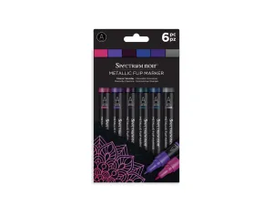 Spectrum Noir Metallic Flip Markers - Cosmic Wonder (6 Piece)