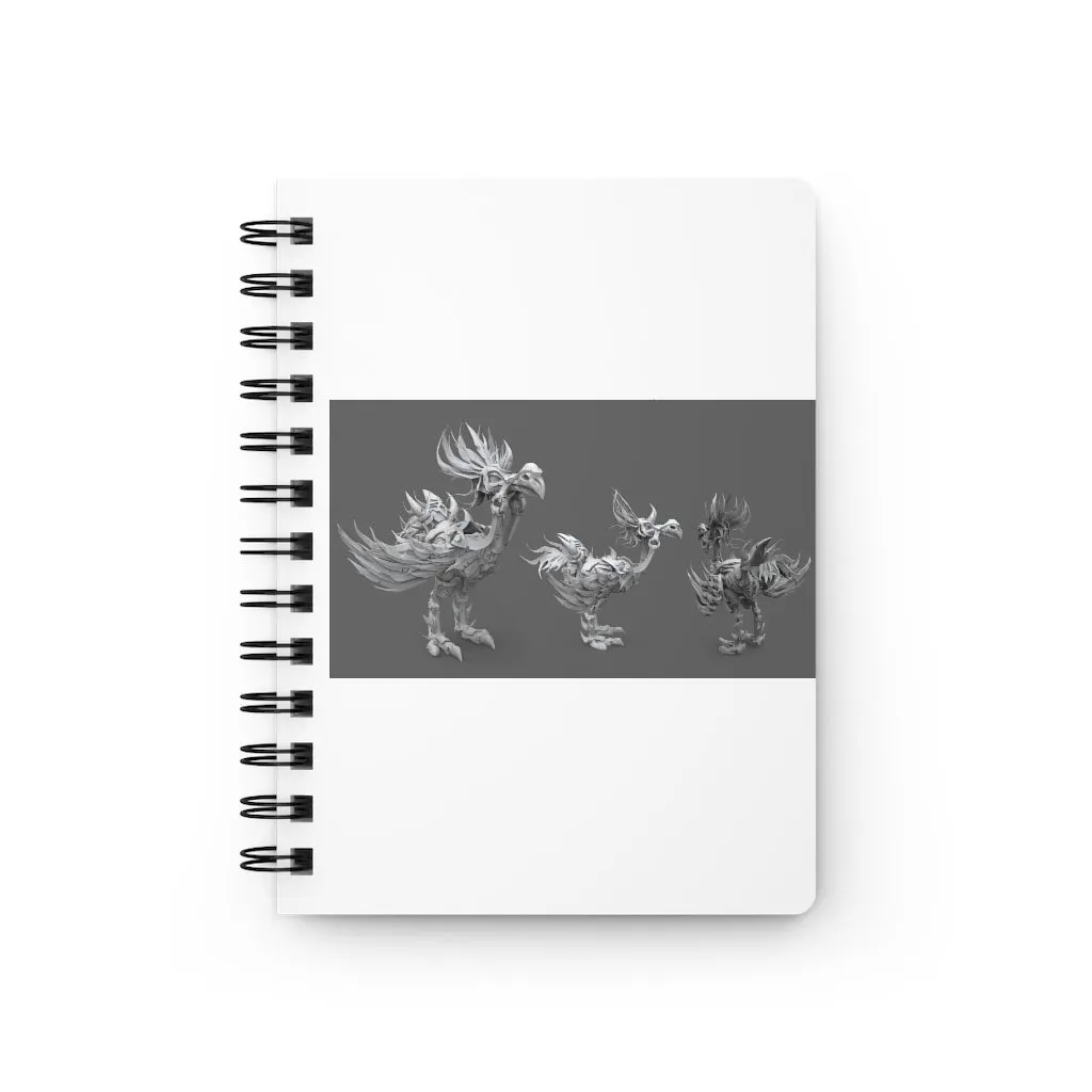 Squawkers the Ostrich Mount Spiral Bound Journal