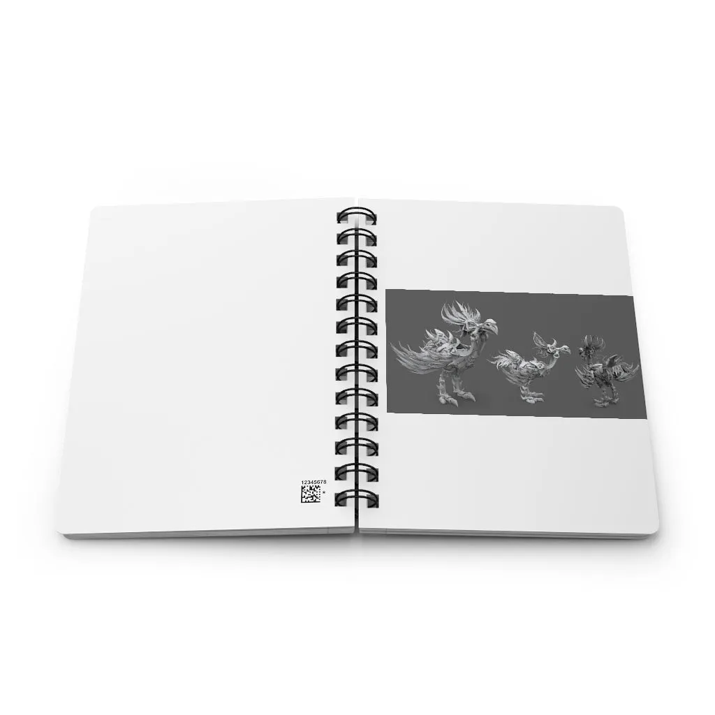 Squawkers the Ostrich Mount Spiral Bound Journal