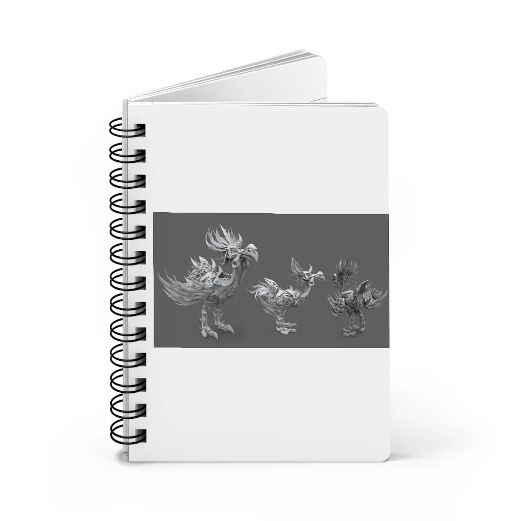 Squawkers the Ostrich Mount Spiral Bound Journal