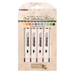 Studio Light Jenine's Mindful Art Light Markers 12/Pkg Nr. 32, Vivid