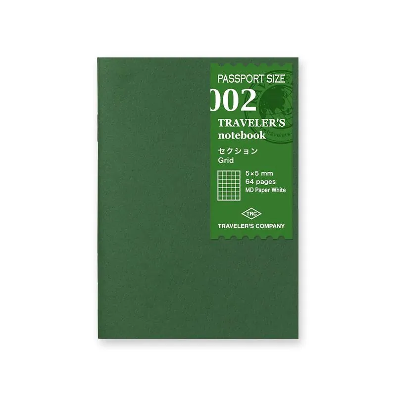 Traveler's Company Passport Refill 002 Grid Notebook