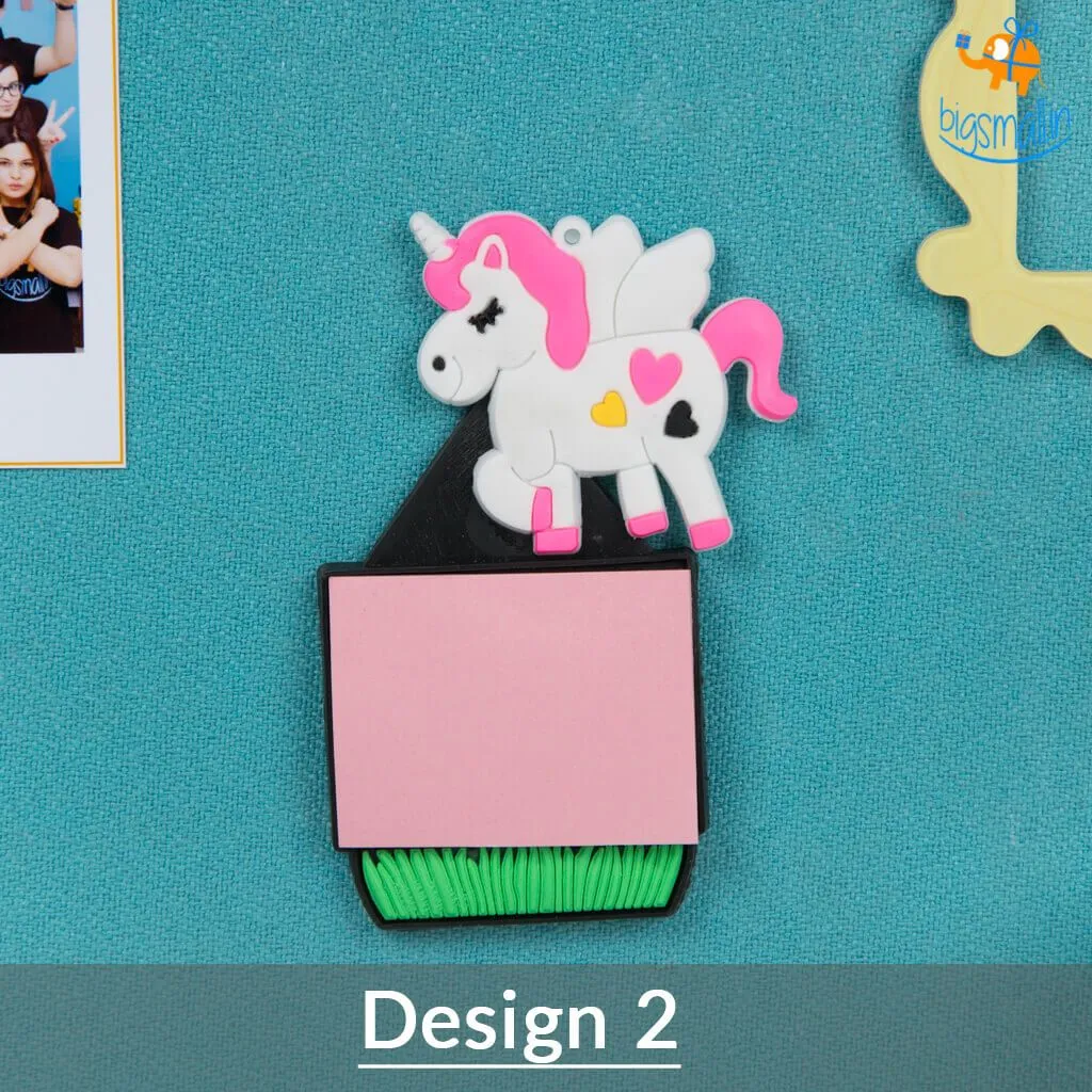 Unicorn Sticky Notes with Magnetic Back