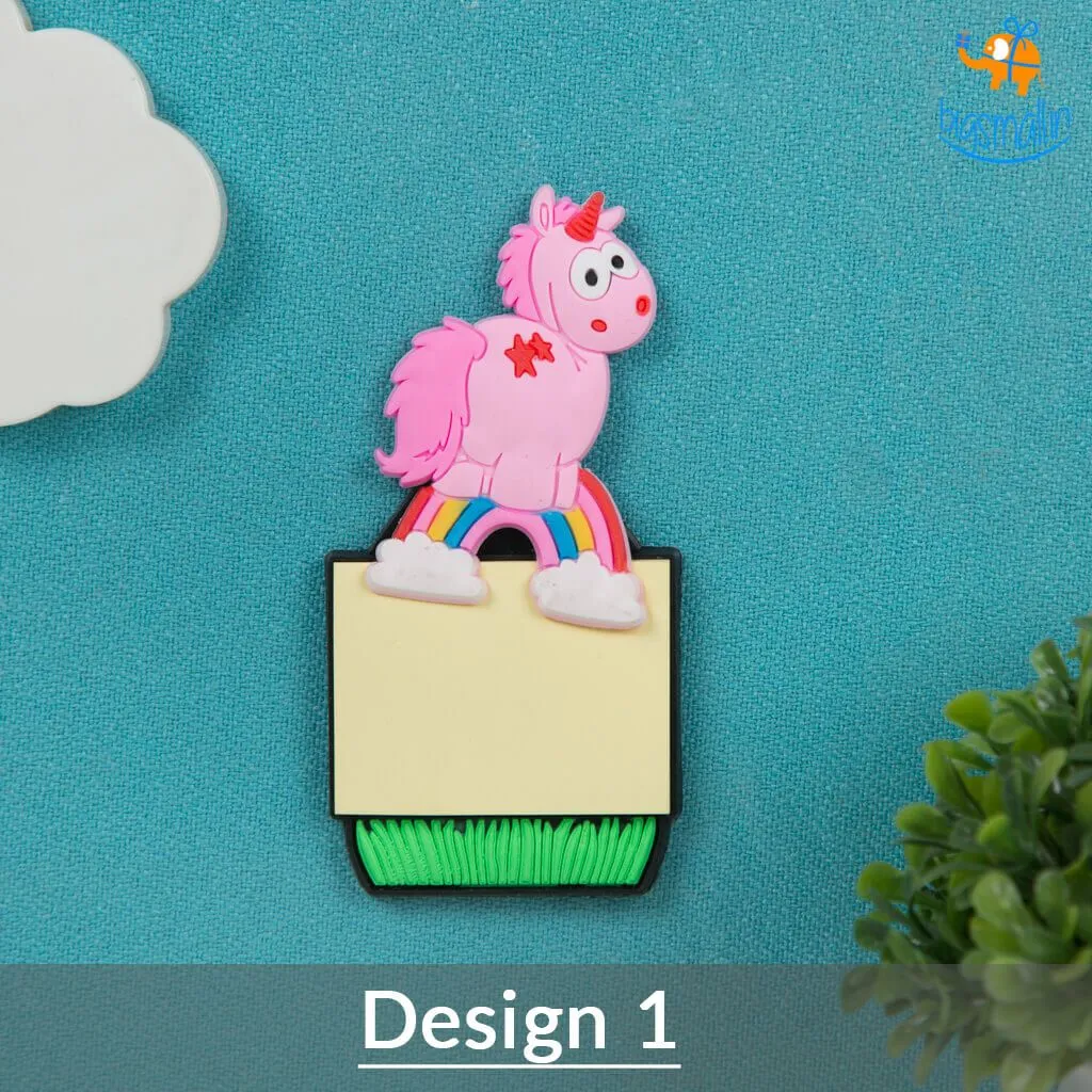 Unicorn Sticky Notes with Magnetic Back