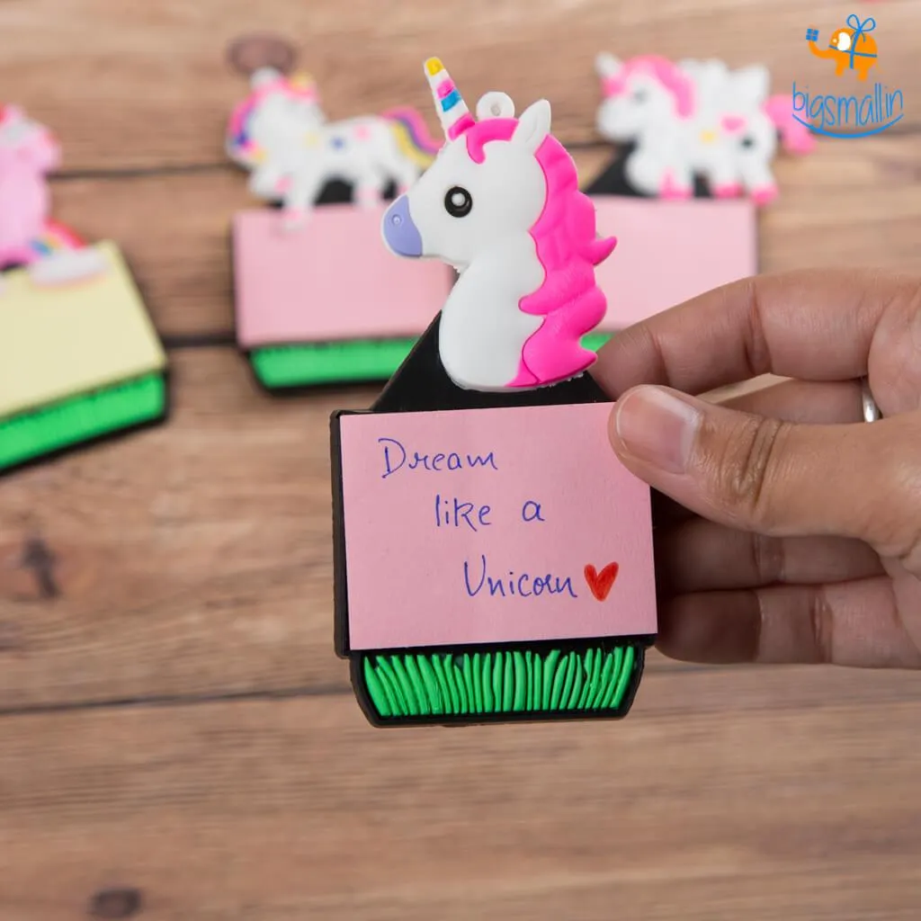 Unicorn Sticky Notes with Magnetic Back