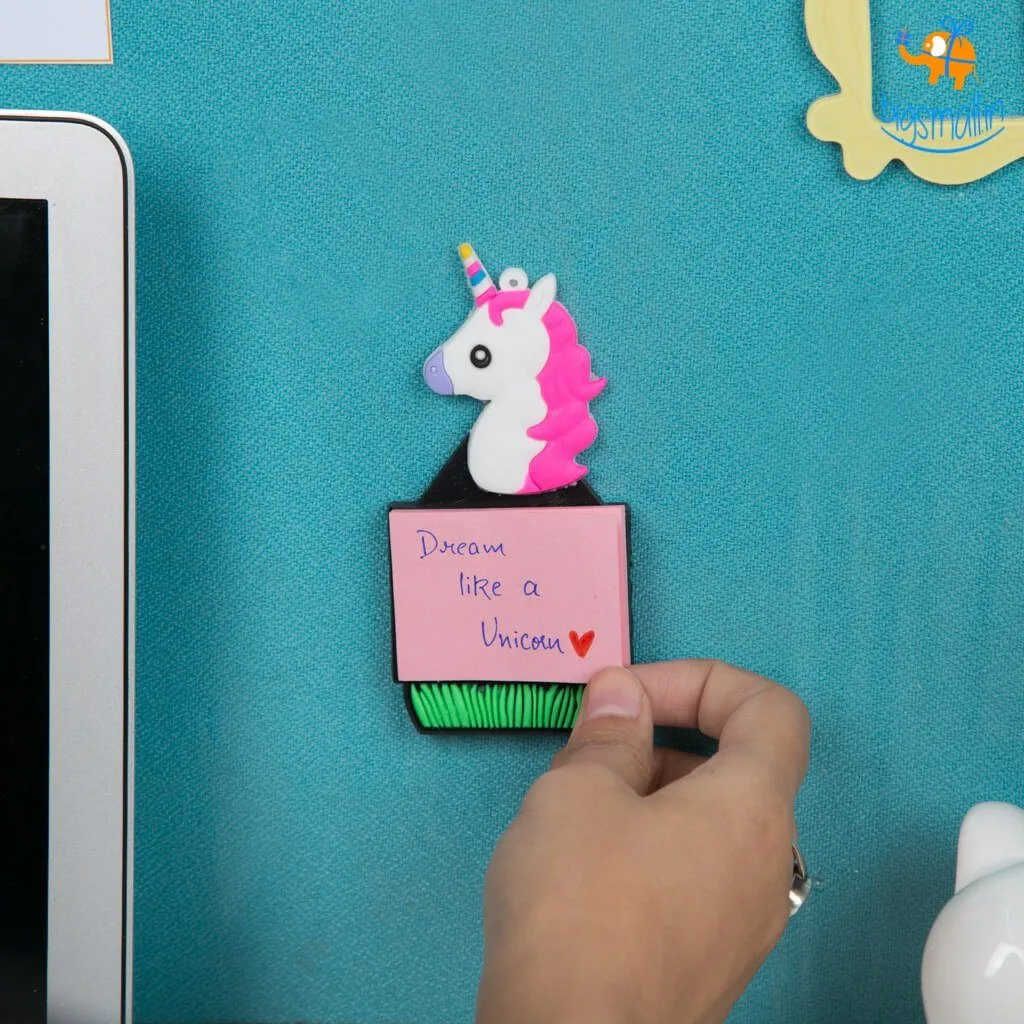 Unicorn Sticky Notes with Magnetic Back