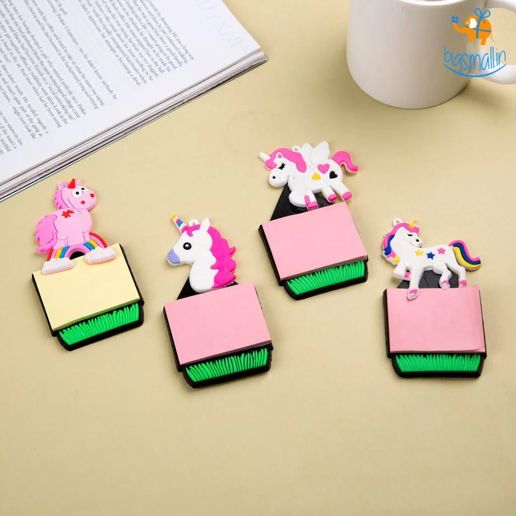 Unicorn Sticky Notes with Magnetic Back