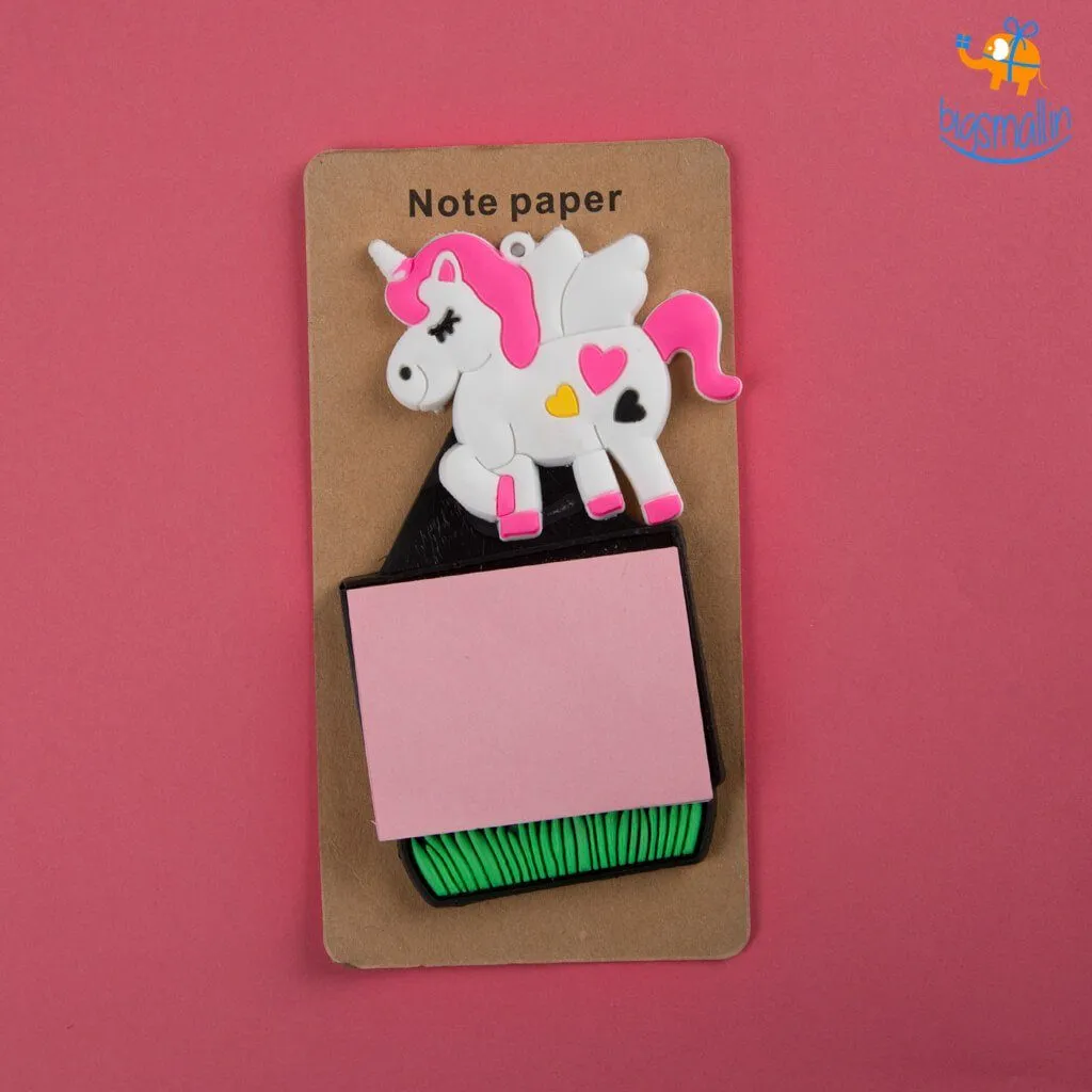 Unicorn Sticky Notes with Magnetic Back