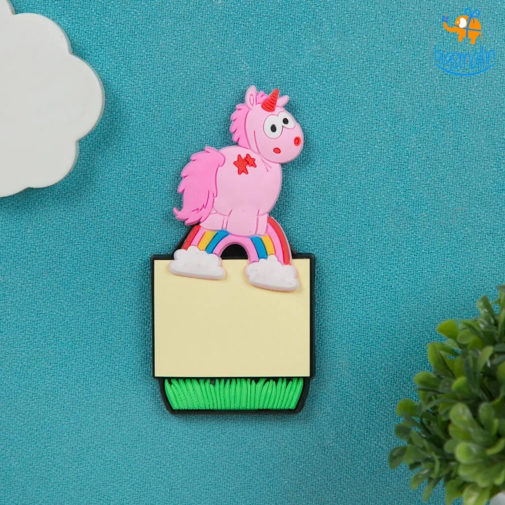 Unicorn Sticky Notes with Magnetic Back