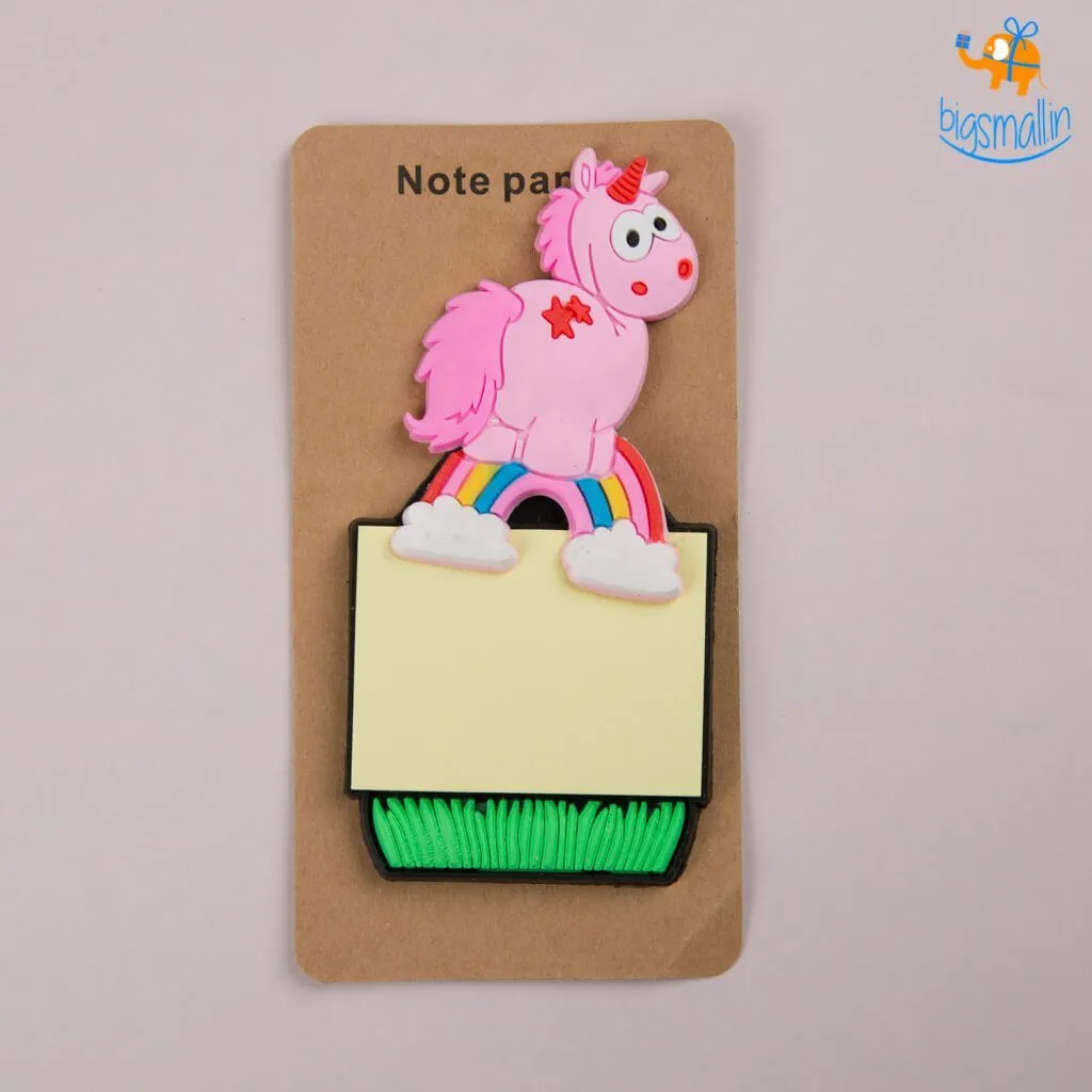 Unicorn Sticky Notes with Magnetic Back