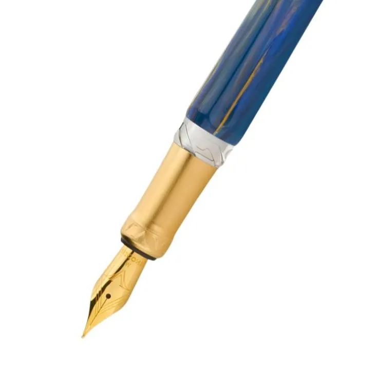 Visconti Opera Gold Blue Fountain Pen