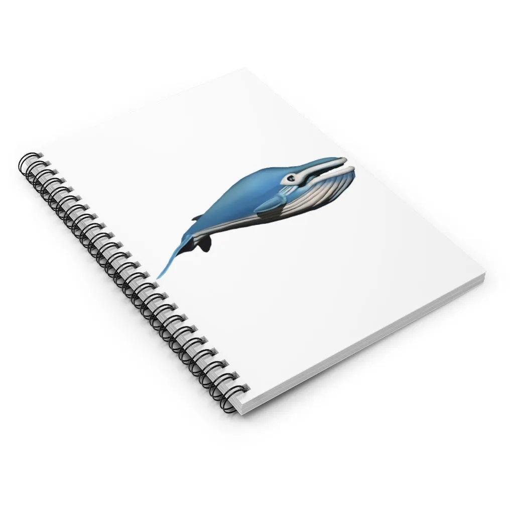 Whale Spiral Notebook - Ruled Line