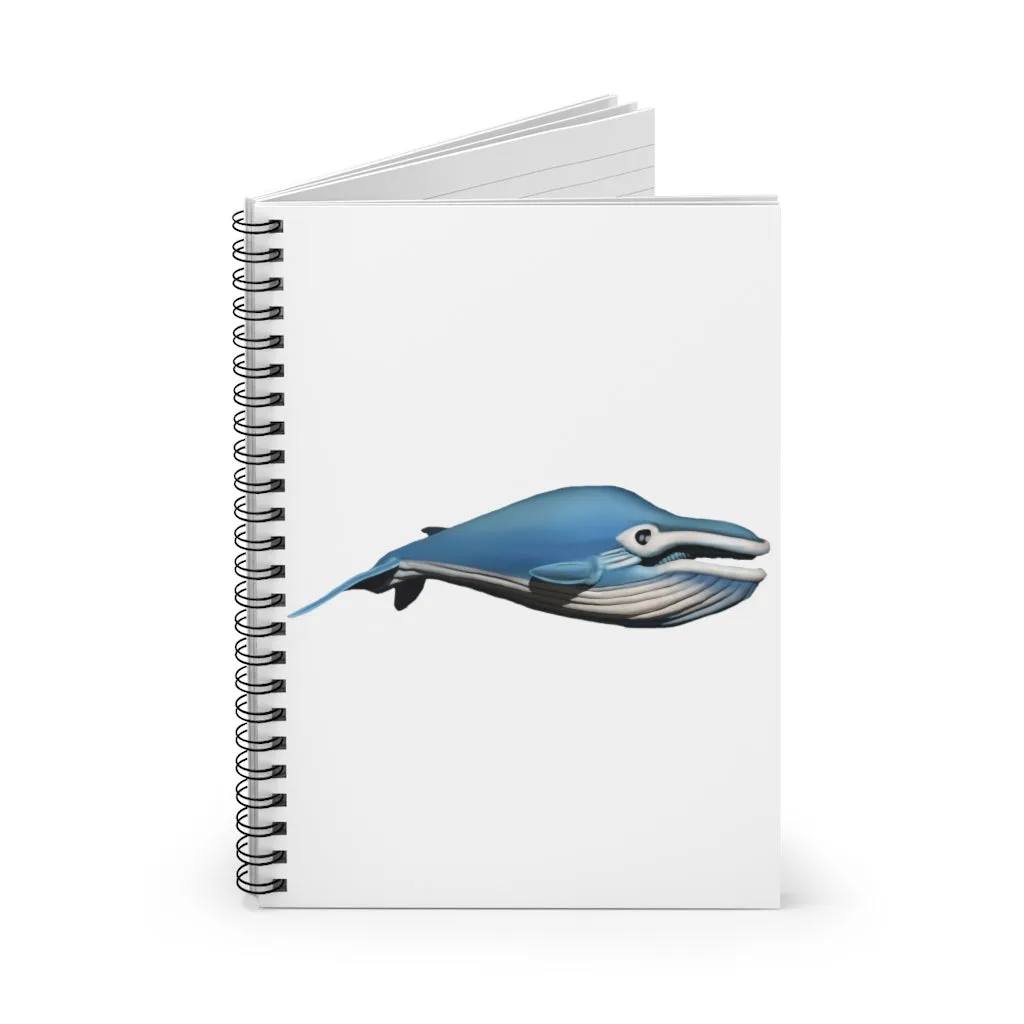 Whale Spiral Notebook - Ruled Line