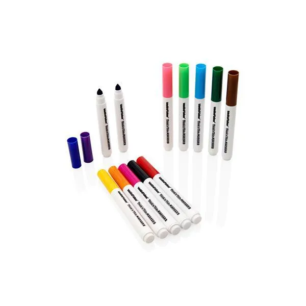 World of Colour - Thick'N'Thin Washable Markers - Pack of 12