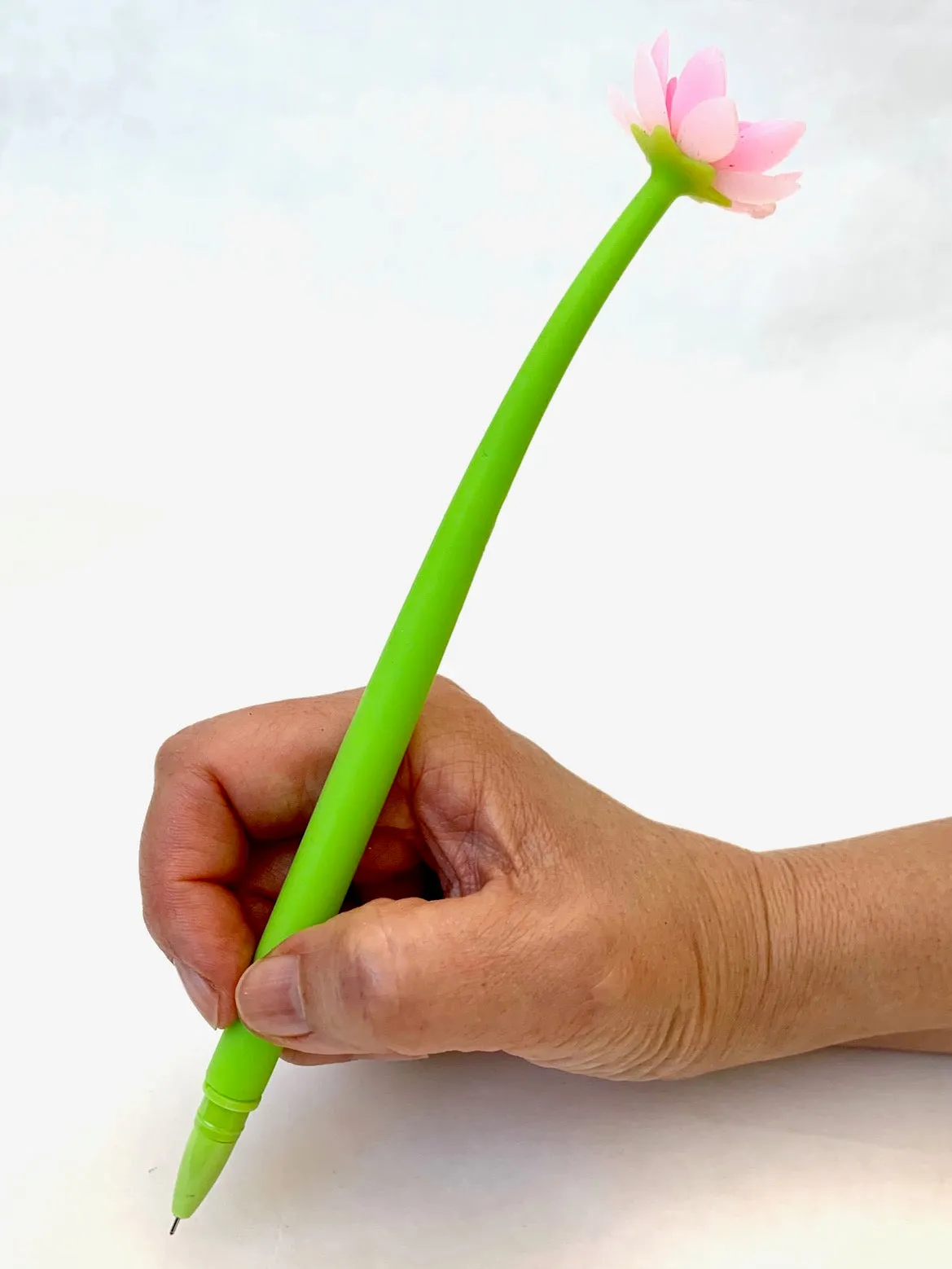 X 22416 LOTUS FLOWER GEL PEN-DISCONTINUED