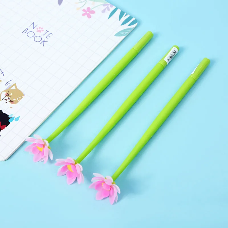 X 22416 LOTUS FLOWER GEL PEN-DISCONTINUED