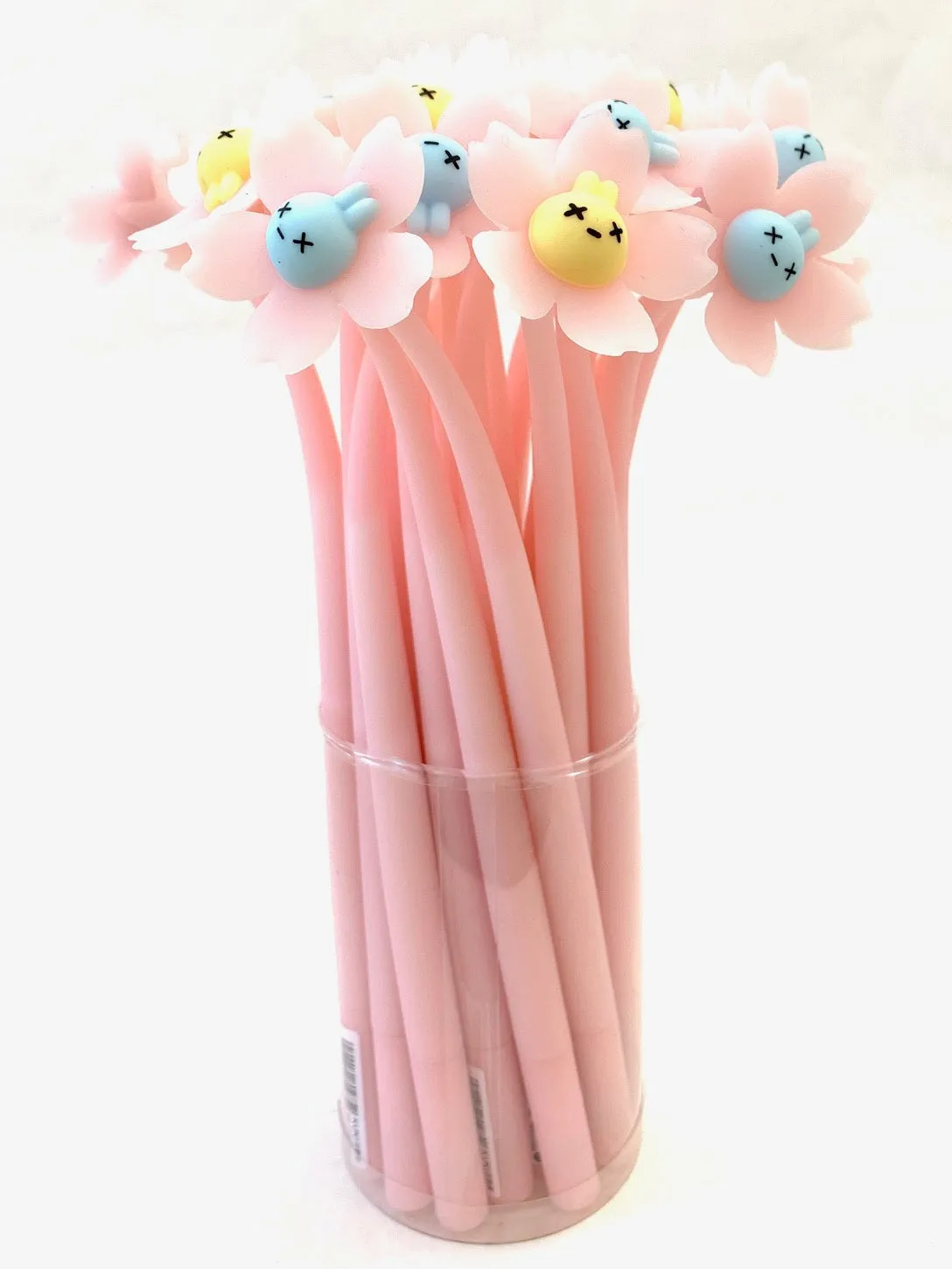 X 224192 SAKURA RABBIT FLOWER WIGGLE GEL PEN-DISCONTINUED