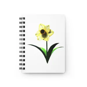 Yellow Flower Spiral Bound Journal