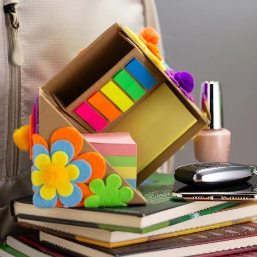 YouCube Storage Organizer with Sticky Notes