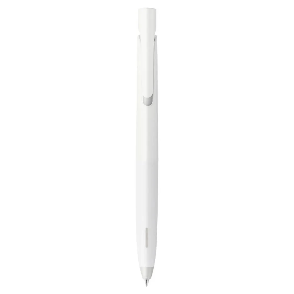 Zebra bLen Retractable Gel Pens 2pk, White Barrel with Black Ink